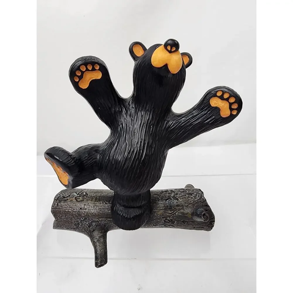 Bearfoots Bears Hap On Log Arms Up 6 x 6.5